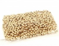 br51 Koraliki kulki ozdobne stal chirurgiczna złote 2x2mm 500 sztuk 