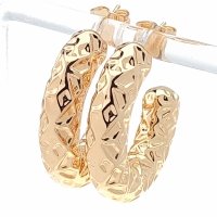 2378 Złote kolczyki pozłacane 18k Xuping wiszące 