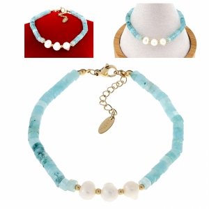 BRACELET GOLD CELEBRITY NEREZOVÁ OCEL