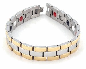BRACELET GOLD CELEBRITY NEREZOVÁ OCEL