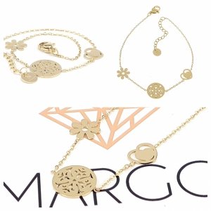 BRACELET GOLD CELEBRITY NEREZOVÁ OCEL