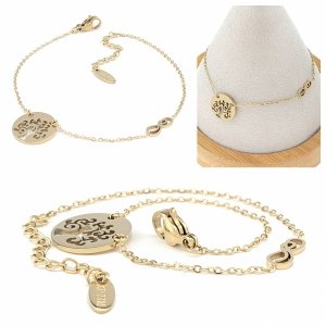 BRACELET GOLD CELEBRITY NEREZOVÁ OCEL