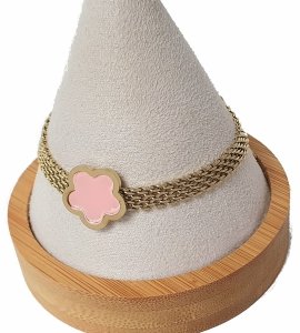 BRACELET GOLD CELEBRITY NEREZOVÁ OCEL