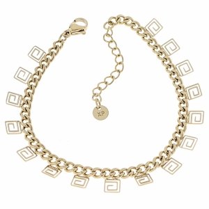 BRACELET GOLD CELEBRITY NEREZOVÁ OCEL
