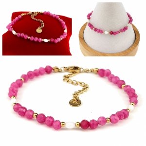 BRACELET GOLD CELEBRITY NEREZOVÁ OCEL
