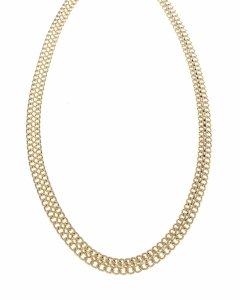 Zlatý řetízek Celebrity Pozlacený náhrdelník 14K XUPING