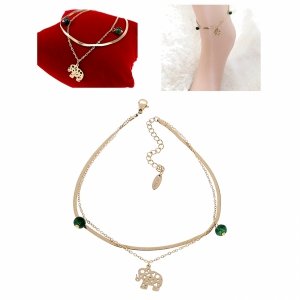 BRACELET GOLD CELEBRITY NEREZOVÁ OCEL 