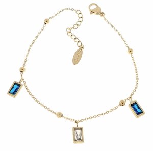 BRACELET GOLD CELEBRITY NEREZOVÁ OCEL