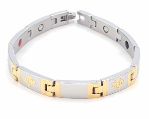 BRACELET GOLD CELEBRITY NEREZOVÁ OCEL