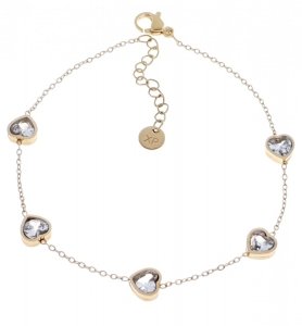 BRACELET GOLD CELEBRITY NEREZOVÁ OCEL