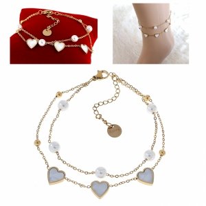 BRACELET GOLD CELEBRITY NEREZOVÁ OCEL 