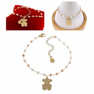 BRACELET GOLD CELEBRITY NEREZOVÁ OCEL
