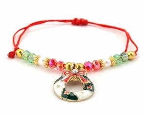 GOLDENES ARMBAND MIT EDELSTAHL