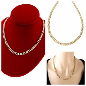 Goldene Kette Celebrity Vergoldete Halskette 14K XUPING