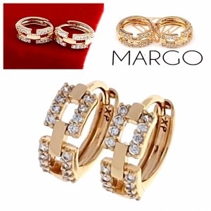 exklusive swarovski vergoldete ohrringe