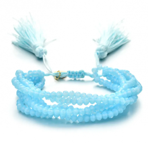 GOLDENES ARMBAND MIT EDELSTAHL