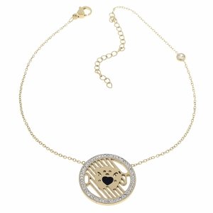 ARMBAND GOLD CELEBRITY EDELSTAHL