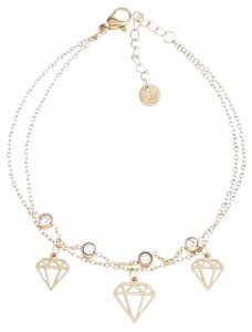 ARMBAND GOLD CELEBRITY EDELSTAHL