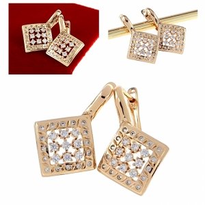 exklusive swarovski vergoldete ohrringe