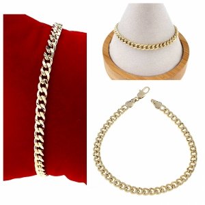 Armband aus 18 Karat vergoldetem Gold