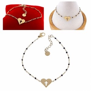 ARMBAND GOLD CELEBRITY EDELSTAHL