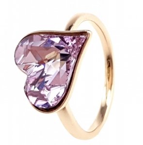 Goldring 18,00 mm. vergoldete Verlobung Xuping