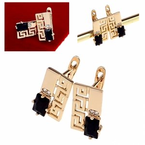 exklusive swarovski vergoldete ohrringe
