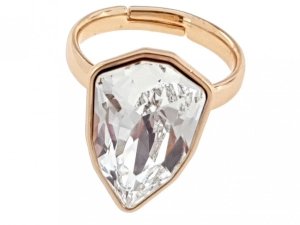Goldring 17,00 mm. vergoldete Verlobung Xuping