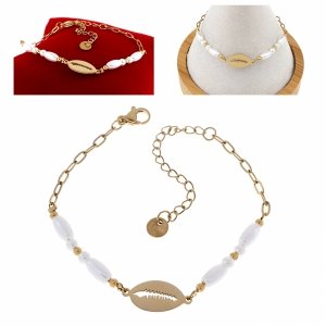 ARMBAND GOLD CELEBRITY EDELSTAHL