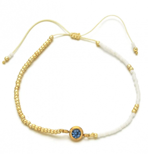 GOLDENES ARMBAND MIT EDELSTAHL