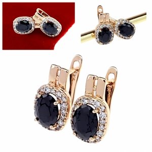 exklusive swarovski vergoldete ohrringe