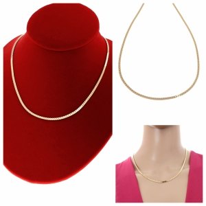 Gold vergoldete Kette 18 Karat Xuping