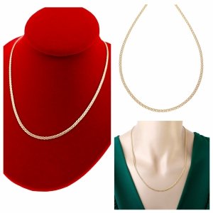 Gold vergoldete Kette 18 Karat Xuping