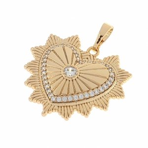 Goldanhänger 18 Karat glänzendes Xuping
