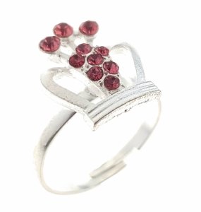 Goldring 17,60 mm. vergoldete Verlobung Xuping
