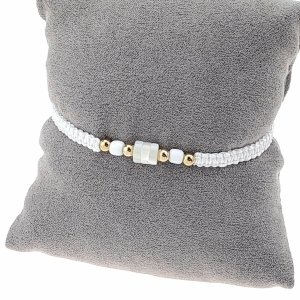 GOLDENES ARMBAND MIT EDELSTAHL