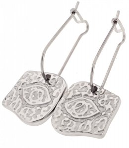 gold earrings made of stainless steel