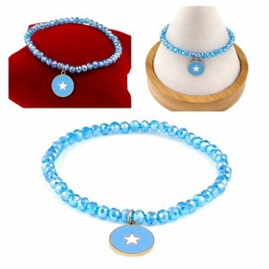 Bracelet crystals celebrity surgical steel