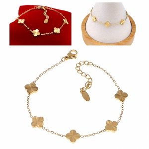 BRACELET GOLD CELEBRITY STAINLESS STEEL
