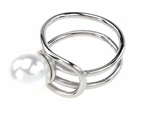 ring 17,30mm gold stainless steel