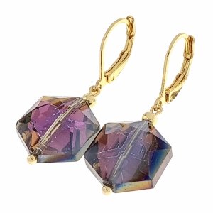 gold earrings made of stainless steel