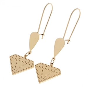 EARRINGS SILVER STAINLESS STEEL CELEBRITY