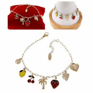 BRACELET GOLD CELEBRITY STAINLESS STEEL