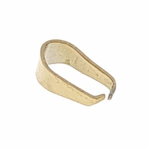 1x 7mm Gold Surgical Steel Tie for Pendant