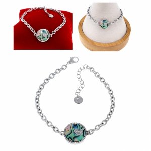 BRACELET GOLD CELEBRITY STAINLESS STEEL