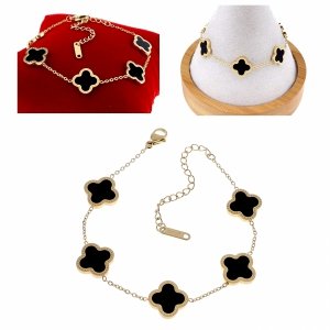 BRACELET GOLD CELEBRITY STAINLESS STEEL