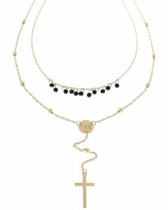 GOLD CHAIN NECKLACE celebrity STAINLESS STEEL