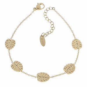 BRACELET GOLD CELEBRITY STAINLESS STEEL
