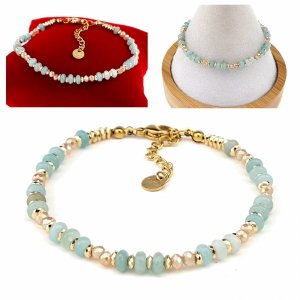 BRACELET GOLD CELEBRITY STAINLESS STEEL