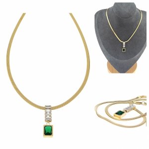 GOLD CHAIN NECKLACE celebrity STAINLESS STEEL